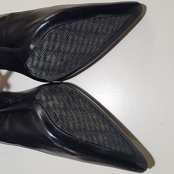 Calvin Klein Dolly Kidskin Black Heels Women's Size 9 - Picture 4 of 9